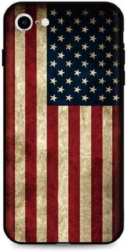 TopQ iPhone SE 2020 3D silicone America 49645 - Phone Cover - Main image