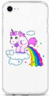 TopQ iPhone SE 2020 silicone Rainbow Disaster 49606 - Phone Cover