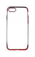 TopQ Frame iPhone 8 silicone red 49666 - Phone Cover