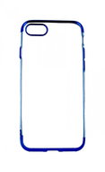 TopQ Frame iPhone SE 2020 silicone blue 49619 - Phone Cover