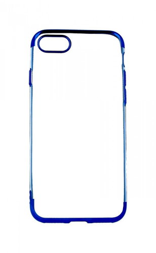 TopQ Frame iPhone SE 2020 silicone blue 49619 - Phone Cover - Main image