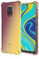 TopQ Xiaomi Redmi Note 9 Pro silicone Shock rainbow purple-yellow 50162 - Phone Cover
