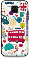 TopQ Xiaomi Redmi Note 9 Pro 3D silicone London 50138 - Phone Cover