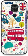 TopQ Xiaomi Redmi Note 9 3D silicone London 50105 - Phone Cover