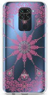 TopQ Xiaomi Redmi Note 9 silicone Pink Mandala 50029 - Phone Cover