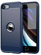 TopQ iPhone SE 2020 silicone blue 49615 - Phone Cover