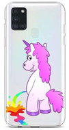 TopQ Samsung A21s silicone Rude Unicorn 50387 - Phone Cover