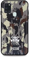TopQ Samsung A21s 3D silicone camouflage with bulldog 50377 - Phone Cover