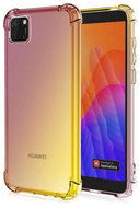TopQ Huawei Y5p silicone Shock rainbow purple-yellow 50334 - Phone Cover