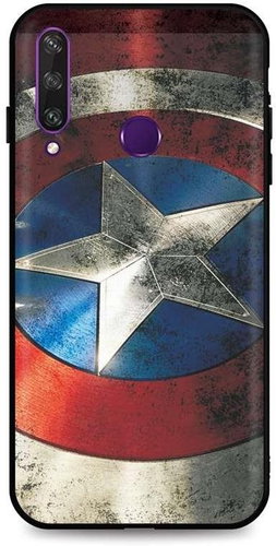TopQ Huawei Y6p 3D silicone Captain America 50317 - Phone Cover - Main image