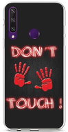 TopQ Huawei Y6p silicone Don't Touch Red 50285 - Phone Cover