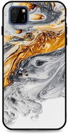 TopQ LUXURY Huawei Y5p solid Marble grey-gold 50177 - Phone Cover