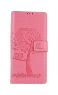 TopQ Xiaomi Redmi Note 9 Pro booklet Pink Owl Tree 50742 - Phone Cover