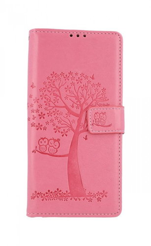 TopQ Xiaomi Redmi Note 9 Pro booklet Pink Owl Tree 50742 - Phone Cover - Main image