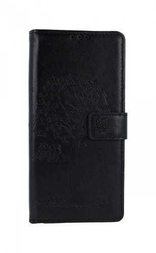 TopQ Xiaomi Redmi Note 9 Pro Booklet Black Owl Tree 50737 - Phone Cover - Main image