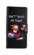 TopQ Xiaomi Redmi Note 9 Pro book Don't Touch Bear 50657 - Phone Cover