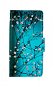 TopQ Xiaomi Redmi Note 9 Pro Book Blue with flowers 50624 - Phone Cover
