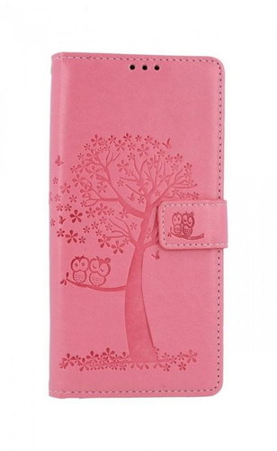 TopQ Samsung A21s booklet Pink Owl Tree 50713 - Phone Cover - Main image