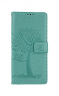 TopQ Samsung A21s booklet Green tree owls 50711 - Phone Cover