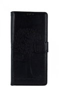 TopQ Samsung A21s booklet Black tree owls 50709 - Phone Cover