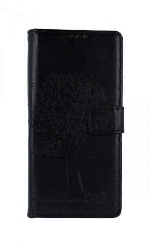 TopQ Samsung A21s booklet Black tree owls 50709 - Phone Cover - Main image