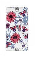 TopQ Xiaomi Redmi Note 9 knihový Flowers 50612 - Kryt na mobil
