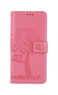 TopQ Huawei Y6p booklet Pink tree owls 50727 - Phone Cover
