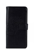TopQ Huawei Y6p booklet Black tree owls 50723 - Phone Cover