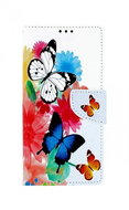 TopQ Samsung A21s booklet Color with butterflies 50528 - Phone Cover