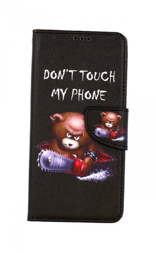 TopQ Samsung A21s book Don't Touch Bear 50526 - Phone Cover - Main image