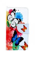 TopQ iPhone SE 2020 booklet Color with butterflies 49757 - Phone Case