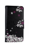 TopQ iPhone SE 2020 booklet Sakura flowers 49753 - Phone Case