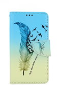 TopQ iPhone SE 2020 booklet Feather 49747 - Phone Case