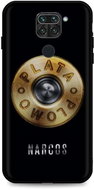 TopQ Xiaomi Redmi Note 9 silicone Plata O Plomo 51162 - Phone Cover
