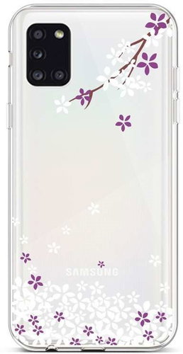 TopQ Samsung A31 silicone Sakura flowers 50917 - Phone Cover - Main image