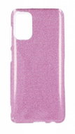 Forcell Samsung A41 glitter pink 51640 - Phone Case