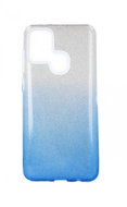 Forcell Samsung A21s glitter silver-blue 51637 - Phone Case
