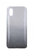TopQ Xiaomi Redmi 9A glitter silver-black 52395 - Phone Case