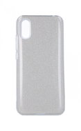 TopQ Xiaomi Redmi 9A glitter silver 52393 - Phone Case