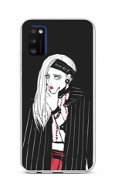 TopQ Samsung A41 silikón Dark girl 52963 - Kryt na mobil