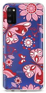 TopQ Samsung A41 silicone Pink Butterfly 52651 - Phone Cover