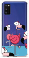 TopQ Samsung A41 silicone Cartoon Flamingos 52661 - Phone Cover