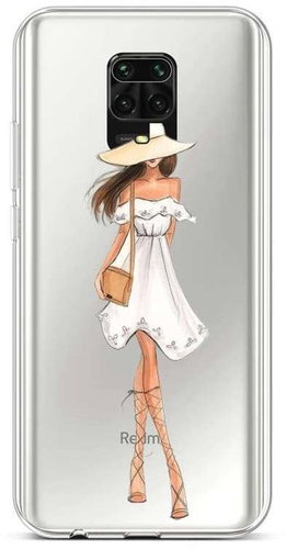 TopQ Xiaomi Redmi Note 9 Pro silicone Lady 5 52559 - Phone Cover - Main image