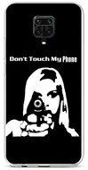TopQ Xiaomi Redmi Note 9 Pro silicone Don't Touch Gun 52551 - Phone Cover