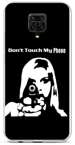 TopQ Xiaomi Redmi Note 9 Pro silicone Don't Touch Gun 52551 - Phone Cover - Main image