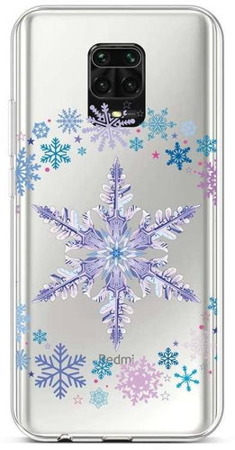 TopQ Xiaomi Redmi Note 9 Pro silicone Snowflake 52537 - Phone Cover - Main image