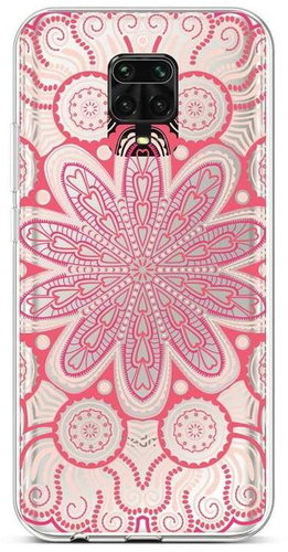 TopQ Xiaomi Redmi Note 9 Pro silicone Romantic Mandala 52536 - Phone Cover - Main image