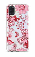 TopQ Samsung A21s silicone Pink Butterfly 52086 - Phone Cover