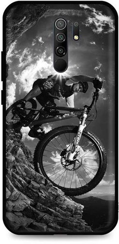 TopQ Xiaomi Redmi 9 silicone Mountain Rider 52939 - Phone Cover - Main image