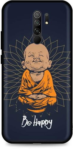 TopQ Xiaomi Redmi 9 silicone Be Happy 52914 - Phone Cover - Main image